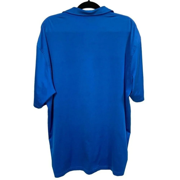 Peter Millar Summer Comfort Golf Polo, Size‎ XL, Blue w Native American Logo - Picture 5 of 10